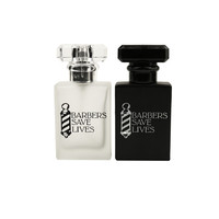 Flacon de parfum en verre rechargeable rectangulaire noir mat 50 ml 100 ml 3,4 oz avec bouchon supérieur en acrylique