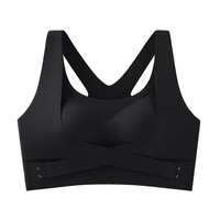 Soutien-gorge pour femmes Correcteur de posture Bralette Fermeture avant Soutien-gorge Fitness Gilet Push up Soutien-gorge Femme Plus Size Underwear Cross Back