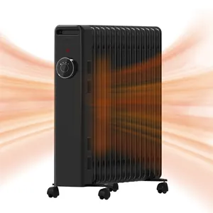 Oil Filled Radiator 220V 1500W~2500W Old Man Space heaters for Winter Home Indoor Use