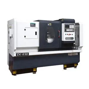 Machine à tour CNC pour lit plat Horizontal, pas cher, CK6150, livraison gratuite