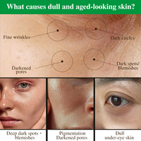Suero Facial Corrector de Manchas Oscuras de Marca Privada OEM, Crema Facial con 5% de Nicotinamida, Aclara las Manchas Opacas, las Líneas Oscuras y Repara las Manchas