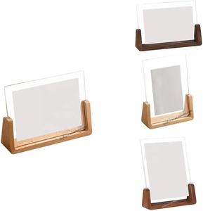 Plaque acrylique <span class=keywords><strong>de</strong></span> sublimation 6x4 pouces avec base en bois LED, supports acryliques personnalisables pour veilleuse photo DIY - Product Image 4