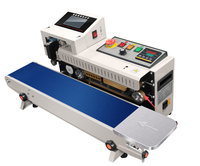 Machine de scellage continu Yaomatec pour sacs plastiques avec code QR de date d'expiration et imprimante jet d'encre