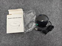 Cargador Inalámbrico Empotrado con Luz RGB de 15W Máx. para Escritorio, Muebles de Oficina y Hotel