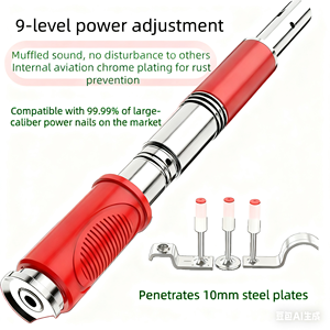 Potente Pistola per Chiodi Manuale per Costruzioni Fai-da-Te, Sparachiodi per Soffitti e Pareti in Cemento - Product Image 3