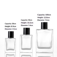 Flacon pulvérisateur de parfum carré en verre haut de gamme, vide, à baïonnette, 15 ml, avec pompe, couleur personnalisée, diffuseur à bâtonnets – Vente directe usine