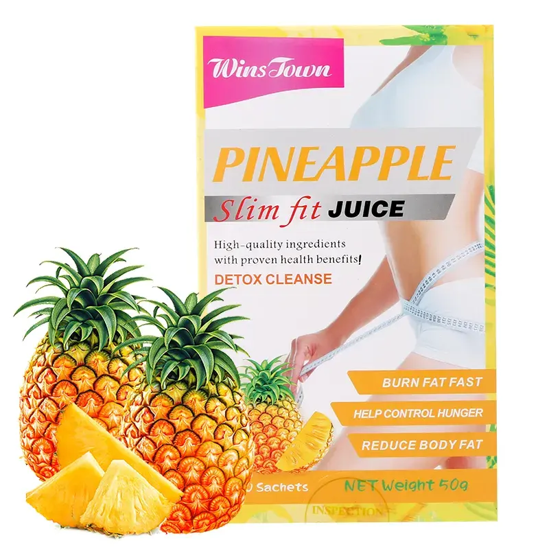 Natuurlijk Instant Fit Ananas Fruit Slank Sap Helpen De Honger Te Beheersen Dieet Supplement Gewichtsverlies Plat Tumy Control Detox Sap