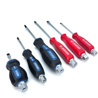 Jeu de tournevis Go Thru Through-Tang, embouts magnétiques Phillips et plats, LOGO personnalisé, acier au chrome-vanadium pour kit d'outils robustes
