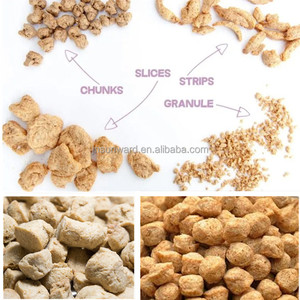 Proteína vegetal texturizada Fabricación Línea Proceso Maquinaria Equipo Industria Soja Trozos Máquina Extrusora - Product Image 2