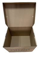 Boîte de rangement auto-élevante en carton ondulé recyclable de haute qualité avec logo personnalisé pour l'archivage de dossiers, taille personnalisable