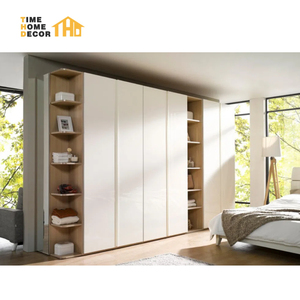 Sliding Laminate Almirah Sunmica Design Wardrobe <strong>Big</strong> Mirror Classic Luxury Bedroom <strong>Closet</strong> With Sliding Door Wardrobe - Product Image 5