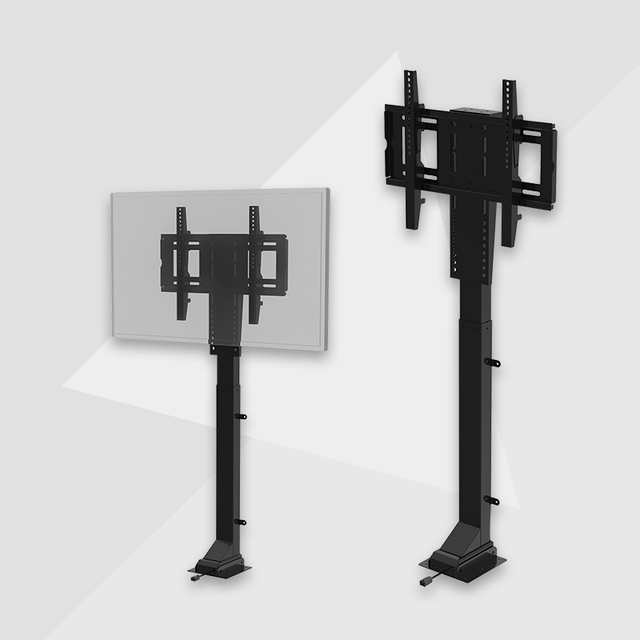 Motorized TV Lift 32"-57" TV Mechanism 1225mm Auto Lifting Adjustable Hidden TV Lift for Cabinet and Bed