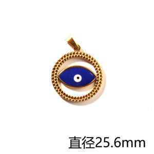 Gran Variedad de Dijes y Colgantes de Acero Inoxidable | Dijes Esmaltados de <span class=keywords><strong>Ojo</strong></span> Turco, Cruz, Mariposa y Corazón para Fabricación de Joyería - Product Image 6