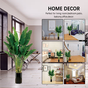 Prezzo di fabbrica pianta finta artificiale in vaso artificiale uccello del paradiso piante verdi artificiali pianta di plastica bonsai - Product Image 6