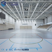 Diseño Moderno de Estadio Deportivo Interior de Acero Prefabricado, Estructura Metálica para Gimnasio, Diseño de Arena de Gran Envergadura