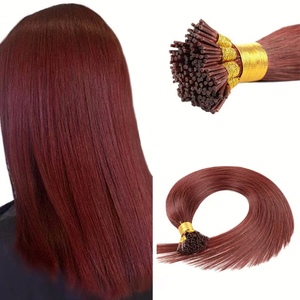 Extensions de cheveux I-Tip en gros, naturelles, humaines, double épaisseur, vierges, kératine, Remy, Ombré - Product Image 6
