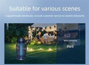 Lámpara para matar insectos y <span class=keywords><strong>mosquitos</strong></span> con descarga eléctrica ultravioleta segura de la <span class=keywords><strong>mejor</strong></span> calidad para eliminar moscas y <span class=keywords><strong>mosquitos</strong></span> - Product Image 6