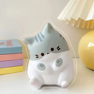 Adorable Cartoon <b>Cat</b> Squeeze Toys for Kids Adult Soft Pinch PU Slow Rebound Balls Pop Fidget Toys <b>Halloween</b> Christmas Gifts - Product Image 5