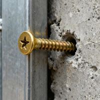 Vis autotaraudeuses à tête fraisée Torx en zinc jaune longue durée Jintai, haute performance pour les applications en ciment