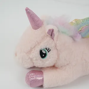 Peluche grande en forma de animal para bebé, juguete suave de alta calidad con forma de unicornio