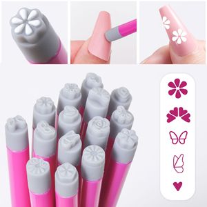 Stylo timbre en plastique Yoya <span class=keywords><strong>Nail</strong></span> <span class=keywords><strong>Art</strong></span>, papillon, amour, coeur, fleur, ensemble d'impression d'ongles, outil d'estampage de <span class=keywords><strong>manucure</strong></span>, bricolage, nouvel arrivage - Product Image 2