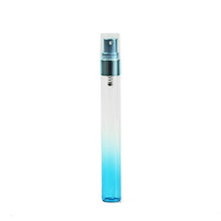 Flacon de parfum en verre de tube à essai de 10ml avec atomiseur en verre de couleur dégradée de 0.33oz
