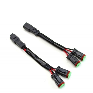 Y-förmige Doppel ausgänge Deutsch DT DTP 2-Wege-Adapter Steck verbinder Splitter Kabelbaum Für LED-Leuchten - Product Image 1