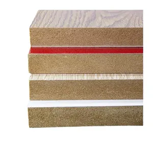 Hardwood mdf thin 5mm with Melamine Film Sheet Melamine Laminated MDF Board for Furniture