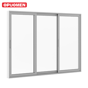 OPUOMEN Cadre en aluminium à 2 voies Isolation thermique en verre double couche Grille de fenêtre coulissante dans la conception de fenêtre - Product Image 2
