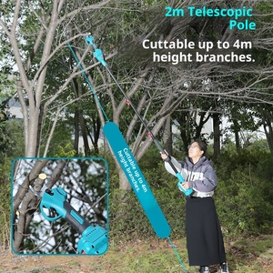 Motosierra Inalámbrica de Alta Potencia, Herramienta de Jardín, Tijeras Pequeñas, Batería de Litio, Cortadora de Madera Portátil, Desbrozadora AT-2 con Batería - Product Image 3