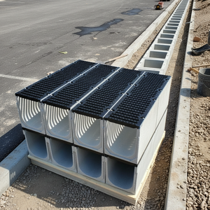 U Type Steel Reinforced Polymer <strong>Concrete</strong> Anti-Corrosion Durable <strong>Outdoor</strong> Drain <strong>Gutter</strong> &amp; Precast Channel - Product Image 4