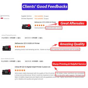 Refinecolor chi phí thấp A3 Kích thước UV phẳng máy in trường hợp điện thoại gỗ kim loại Acrylic ngân hàng điện thủy tinh Bàn Tên tấm máy in - Product Image 5