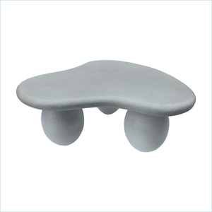 <span class=keywords><strong>Mesa</strong></span> de Centro Redonda de GRC para Exteriores, <span class=keywords><strong>Mesa</strong></span> de Té para Patio de Villa, Muebles de Cemento Impermeables para Exteriores, <span class=keywords><strong>Mesa</strong></span> Auxiliar de Concreto - Product Image 5