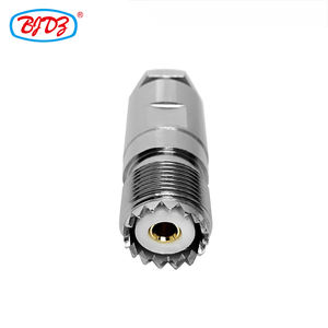 Conector Coaxial RF Hembra Recto UHF para RG58, LMR195, LMR200, RG223, Suministro de Fábrica, Convertidor, Conforme a RoHS - Product Image 2