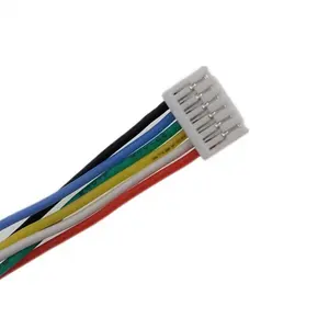 AWM 3239 Silicone Rubber High Voltage Cable 50kv Wire Harness JST-GH to GHR-06V Connector with 1.25mm 6 Pin Electronic