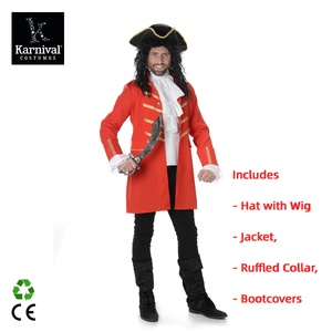 Disfraz de Pirata para Hombre, Estilo Steampunk, Inspirado en Películas y Series de TV, para Halloween y Carnaval, Venta al Por Mayor - Product Image 2