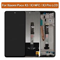 6.67 inci untuk Xiaomi POCO X3 Layar LCD Touch Screen Digitizer untuk POCO X3 NFC LCD dengan Frame X3 PRO Display
