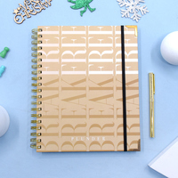 A4 A5 School Benutzer definierter Planer zum Drucken von Notizbüchern Hardcover Bound Journal Spiral Notebooks für Geschenke