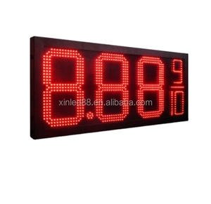 Mejor precio 8 "<span class=keywords><strong>10</strong></span>" 12 "16" 20 "24" 36 "8.889/<span class=keywords><strong>10</strong></span> 7 segmentos Precio de gas Señal <span class=keywords><strong>LED</strong></span> Señal de precio <span class=keywords><strong>Led</strong></span> para pantalla de gasolinera de gasolina - Product Image 6