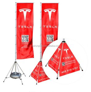 Sợi thủy tinh cực lông Polyester cờ Teardrop biểu ngữ, ngoài trời Teardrop cờ bãi biển cờ - Product Image 6