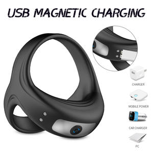 Großhandel 10 Geschwindigkeiten lange Zeit Verriegelung männlich billig Erwachsene echte Cockring Sexspielzeug für Männer - Product Image 5