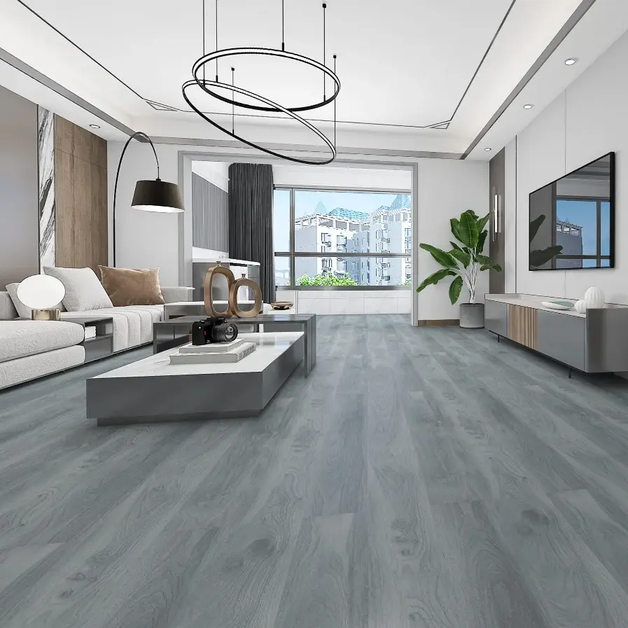 Commercio all'ingrosso della fabbrica moderna appartamento legno AC3 pavimenti in laminato pavimento lucido