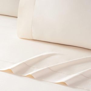 Ensemble de literie en mélange de lin de luxe Draps réfrigérants et respirants classiques Ensemble de draps ultra doux et faciles à installer - Product Image 5