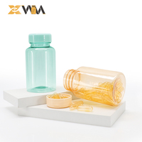 Bouteilles d'emballage cylindriques en plastique PET recyclé, couleur personnalisable, bouchon à clapet, sérigraphie, 150 ml