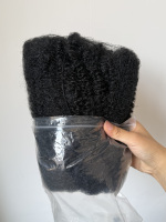 Extensions de cheveux synthétiques afro crépus en vrac, 12 pouces, 100g, pour tresses au crochet, dreadlocks, locs, twists, réparation, trame simple, vente en gros à prix abordable