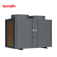 Sunrain 50KW 100KW 200KW 400KW dégivrage automatique avec communication MODBUS R410A chauffage refroidissement pompe à chaleur commerciale