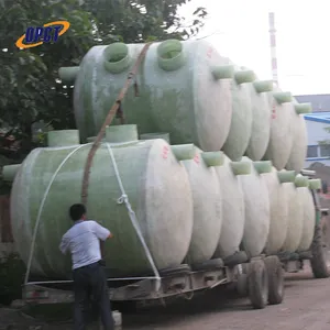 Réservoirs septiques empilables en fibre de verre FRP utilisés <span class=keywords><strong>pour</strong></span> le traitement des eaux usées - Product Image 3