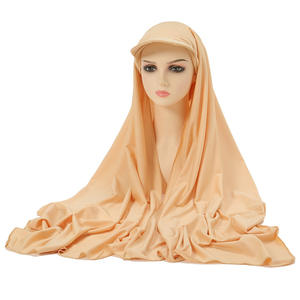 Hijabs avec casquette de baseball Chapeau de sport d'été avec écharpe en jersey Femmes musulmanes Jersey Sport Casquette de baseball Écharpe - Product Image 6