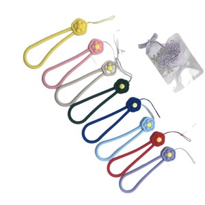 Silicone Flower Phone Lanyard Multicolor Portable Wrist Strap For Mobile Device - Product Image 5