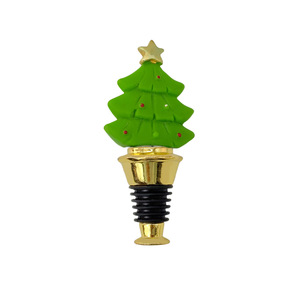 Christmas Tree Reindeer <b>Wine</b> <b>Stoppers</b> Cork Bottle Openers Zinc Alloy Creative Sealing For Holiday Decor - Product Image 2